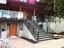 12mm Glass Railing with Black Posts